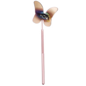 Stainless Steel Eyelash <b>Mirror</b> with <b>Square</b>/Flower Shape Designed for Controlled Viewing and Routine Beauty Applications - Product Image 2