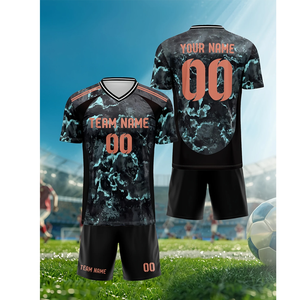 Maillot de football américain sur mesure de haute qualité Premium impression numérique Sublimation équipe haut court maillot de football américain Premium - Product Image 1