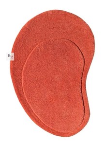 Tapis ovale en laine tufté à la main, motif galet, avec design de contour doux, pour la décoration moderne des salons et des chambres. - Product Image 5