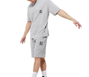 Streetwear de sport avec broderie imprimée, ensemble short 2 pièces personnalisé de haute qualité à la mode, service OEM, séchage rapide - Product Image 1