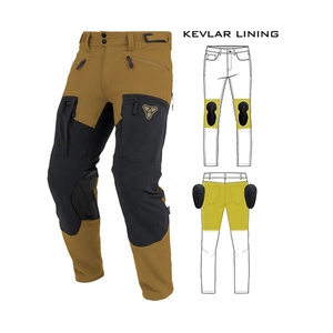 Pantalones textiles ligeros para motocicleta para hombre con protección CE, pantalones de motorista impermeables para todas las estaciones - Product Image 1