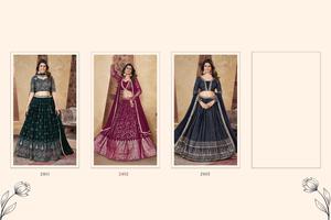 Elegante conjunto completo cosido Georgette Lehenga Choli con bordado pesado y Dupatta a juego para boda y fiesta en venta - Product Image 4