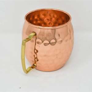 Look Standard Barware Champagne Mug Logo personnalisé Imprimer en gros Tendance Moscou Mule Mug Cuivre Tasses à prix compétitif - Product Image 5