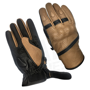 Gants de moto en cuir de bonne qualité OEM ODM service top tendance gants de moto couleur et logo personnalisés - Product Image 5
