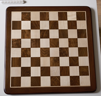 Jeu d'échecs de luxe artisanal en bois massif avec coffret, pour adultes/enfants, unisexe, taille personnalisable, divertissement