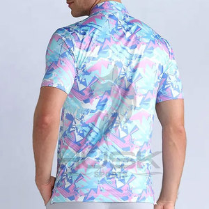 เสื้อโปโลพิมพ์180สแปนเด็กซ์92% 8% โพลีเอสเตอร์พิมพ์ซับลิเมชัน GSM - Product Image 5