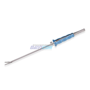Pinzas de Acero Inoxidable Resano - Puntas Atraumáticas Rectas, Eje de 5 mm, Longitud de Trabajo de 6.75'' (17 cm), Mango de Presión de 11.75'' (30 cm) - Product Image 3
