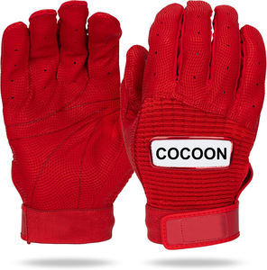 Guantes de Bateo de Béisbol Personalizados OEM, Palma de Cuero Vacuno Duradero, Sensación Flexible, Soporte para la Muñeca, Diseño Transpirable - Marca Personalizada - Product Image 5