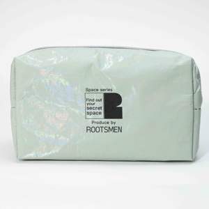 BSCI Factory Fashion Cosmetic Storage Bag With Zipper PU Fabric and <b>Tyvek</b> Custom Logo for Makeup & Travel - Product Image 2