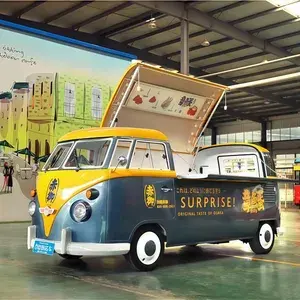 Vente flash Remise à neuf Copie sur mesure Classique Moderne Vintage Remorque alimentaire mobile en aluminium avec application de confiserie - Product Image 2