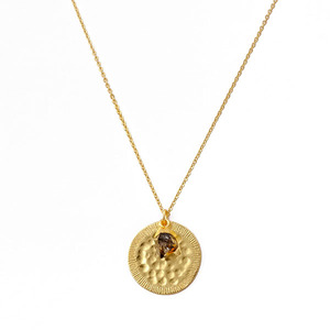 Fabriqué à la main plaqué or 18 carats base martelée tourmaline rose naturelle collier de mère classique minuscule bijoux de pierres précieuses principalement en laiton - Product Image 5