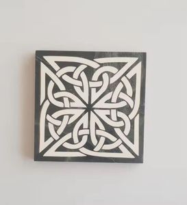 Nuevo estilo, hermoso diseño, madera y resina, Forma cuadrada, posavasos para servir, mesa, decorar, modelo usado, estilo, utensilios de cocina para el hogar usados - Product Image 1