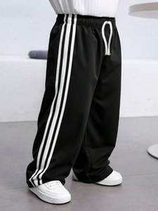 Pantalons longs décontractés pour hommes Séchage rapide Jambes droites Décontractés Entraînement Coureurs Vêtements de sport Taille élastique Bas actifs Quotidien OEM - Product Image 3