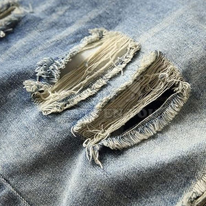 Shorts Premium con Efecto Desgastado para Hombre, Ropa Casual de Verano, Material Suave y Duradero con Diseño Urbano y Elegante - Product Image 6