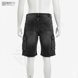 Pantalones Cortos Cargo Holgados de Lona con Cordón para Hombre, Estilo Casual de Verano, Personalizados de Alta Calidad OEM ODM - Product Image 3