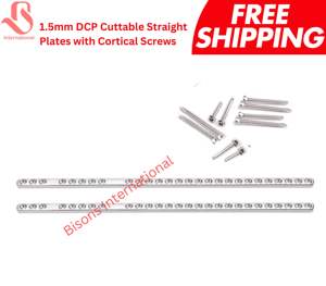 Juego de Instrumentos Quirúrgicos Ortopédicos Maxilofaciales de Acero Inoxidable BI-00278 de Bisons International, Placas de Fijación Ósea CMF - Product Image 5