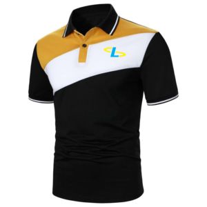 Vente en gros de polo de golf par sublimation polos pour hommes coupe extensible polyester coton respirant grande taille - Product Image 4
