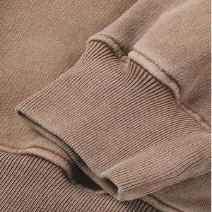 Vente en gros, conception personnalisée, sweat-shirt Basics en coton mélangé, tissu léger et respirant, sweat-shirt de mode de rue pour hommes - Product Image 2