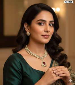 Fabricante y exportador de conjuntos de collares de bisutería. - Product Image 2