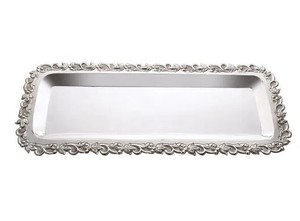 Hot Vantage moderne fantaisie luxe en aluminium or fini Offre Spéciale Style moderne plat de service plateau de service pour l'utilisation de la cuisine - Product Image 6