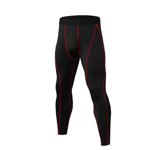 Trajes de compresión de gimnasio de entrenamiento para hombres de alta calidad con bajo Moq, trajes de compresión lisos con diseño de logotipo personalizado para hombres - Product Image 3