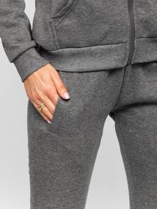 Femmes XL surdimensionné Fitness Gym Sport survêtement Super doux coton à capuche cordon respirant imprimé pour l'entraînement d'hiver - Product Image 6