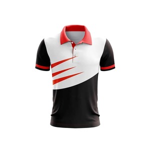 Camiseta de manga corta con estampado informal de verano para hombre, camiseta con logotipo de diseño bordado en blanco, camisetas polo informales de alta calidad - Product Image 3