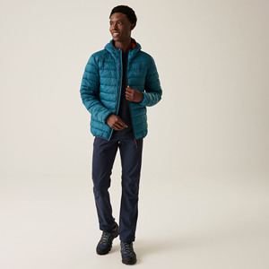 Vestes matelassées pour hommes avec logo personnalisé de nouvelle marque 2025, meilleure qualité, mode promotionnelle, veste d'hiver en duvet bleu pour hommes - Product Image 5