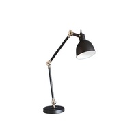 Lampe de bureau en fil métallique avec placage nickel, design moderne, alimentation AC, éclairage LED de haute qualité, pour la maison, la chambre à coucher, la salle à manger