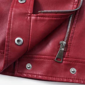 Meilleures arrivées Vestes en cuir pour femmes Mode pour l'hiver Vêtements Top vente Vestes en cuir à manches longues pour femmes - Product Image 5