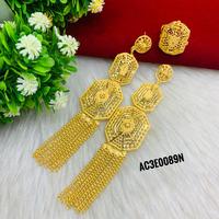 ALANKEET CREATIONS LLP Anting Tusuk Wanita Berlapis Emas 18K dari Kuningan Desain Bunga Cantik Tersedia Online di India dengan Harga Terbaik