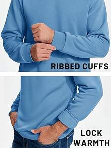 Sudadera de calle de alta gama con estampado artístico Unisex, sudadera lisa de lujo, Sudadera de cuello redondo, ropa informal de lujo - Product Image 3