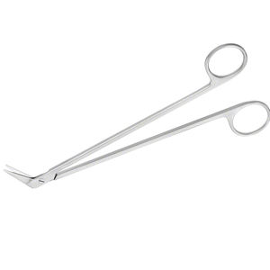 Tijeras vasculares DEMARTEL de grado quirúrgico en ángulo 45 afiladas 185 mm 7 14 pulgadas sala de cirugía Tijera vascular Debakey - Product Image 4