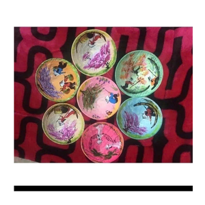 Mini chapeau conique vietnamien fait à la main, traditionnel, non la, petite taille pour la décoration - Product Image 1