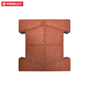 Revêtement de sol en caoutchouc extérieur en forme de H pour garages et allées de stationnement Pavé résistant à l'abrasion avec une excellente traction - Product Image 2