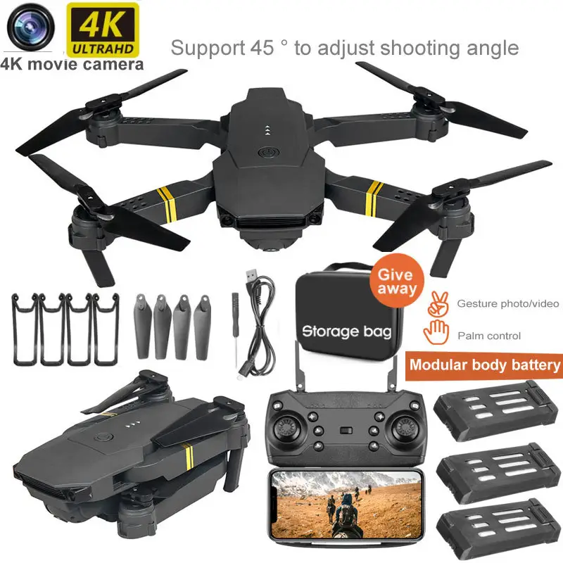 Remote Control Four-axis Drone 4K HD Camera Aerial Photography Aircraft Aircraft Plastic Foldable Drone Hot Selling E58 Folding