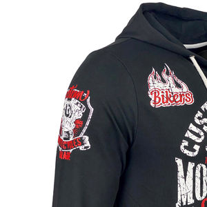 Sweat à capuche d'hiver de haute qualité, surdimensionné, épaules tombantes, poids lourd, 350 GSM, impression entièrement personnalisée, mélange de coton et de polyester, polaire - Product Image 4