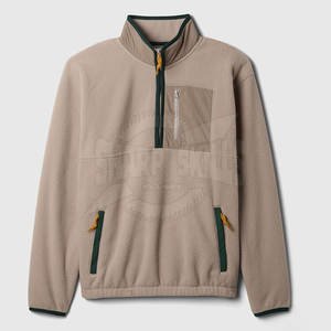 เสื้อสเวตเชิ้ตขนแกะเชอร์ปาของผู้ชายมีฮู้ดสำหรับฤดูหนาวทำจากผ้าฝ้าย100% - Product Image 1