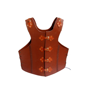 Chaqueta de armadura de cuero medieval El mejor producto Chaqueta de armadura de cuero medieval decorativa Chaqueta de armadura de color marrón para la venta - Product Image 2
