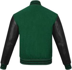 เสื้อแจ็คเก็ตเลตเตอร์แมนผู้ชายสำหรับฤดูหนาว ให้ความอบอุ่น สวมใส่สบาย คอตั้ง ปักโลโก้ด้านหน้า กันลม ระบายอากาศได้ดี แห้งเร็ว คุณภาพสูง เป็นมิตรกับสิ่งแวดล้อม - Product Image 3