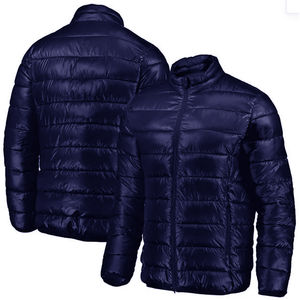 2026 Men Stand Collar Customizable Front Logo <b>Thick</b> Puffer <b>Jacket</b> with Bamboo Lining Winter Outerwear - Product Image 6