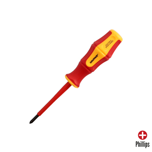 Cacciavite Phillips Isolato Certificato VDE 1.000 V. Misura PH 1 - 4,5 x 80 mm. - Product Image 1