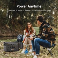 Batería Portátil LiFePO4 Pecron F3000LFP 3600W 3072Wh para Exteriores con Inversor de Onda Sinusoidal Pura MPPT y Carga Rápida Solar para Coche (Stock UE/EE. UU.)