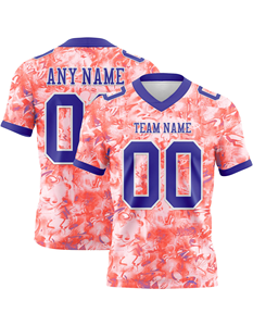 Personalizado de fútbol americano Jersey hombres mujeres niños sublimación aparejos sarga bordado Teamwear uniformes transpirables al por mayor - Product Image 5