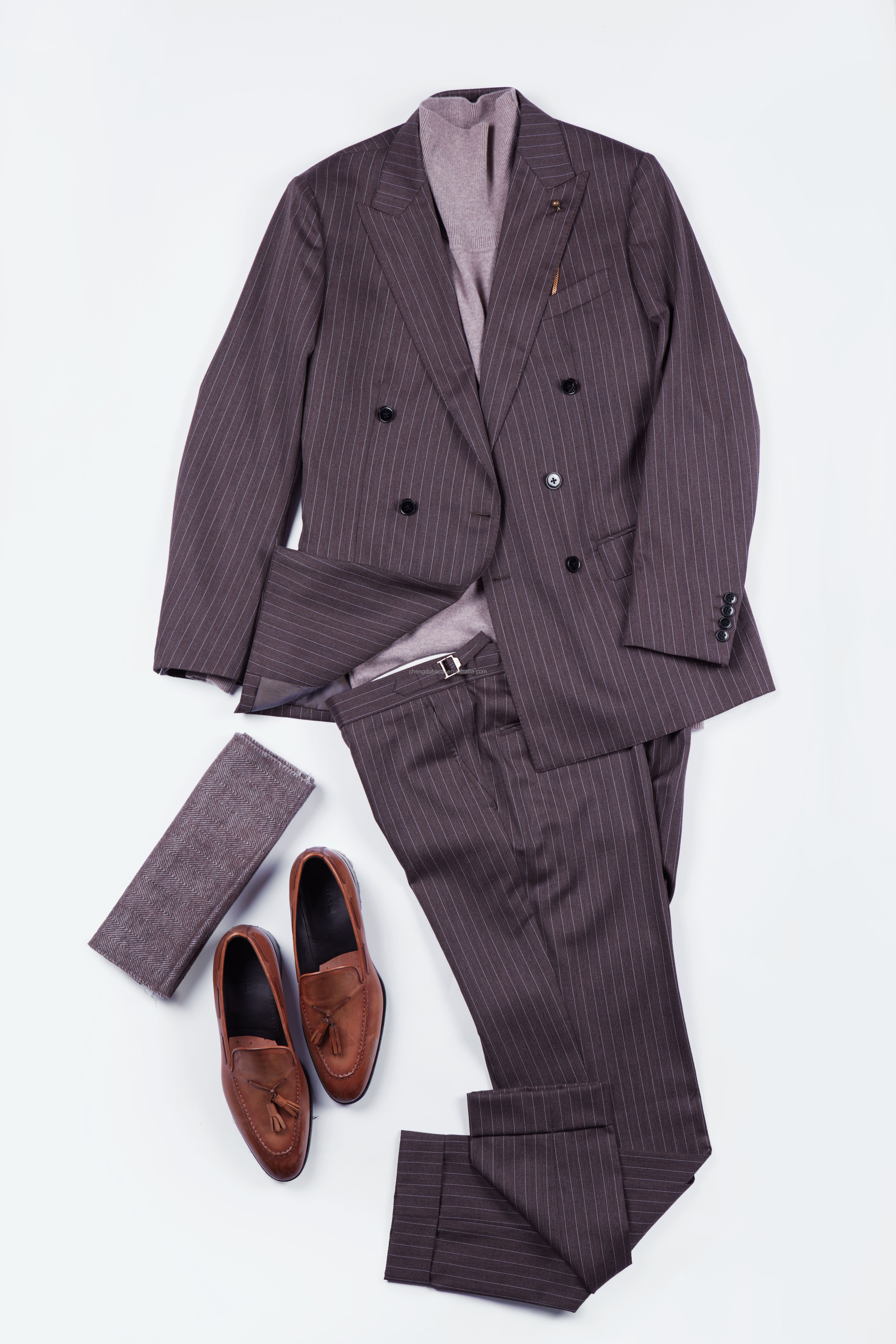 スーツ OVY  Grampians WoolStandard Tailor Setup gkri-mallino-kostoumi-loro-