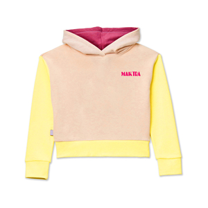 Sudaderas con capucha para mujer de punto al por mayor algodón señoras en blanco gimnasio manga larga chándal CropTops Croptop Sudadera con capucha con logotipo personalizado - Product Image 5