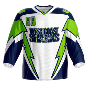 Ensemble maillot de hockey sur glace personnalisé avec sublimation réversible double face entraînement vêtements de hockey sur glace Style 100% Polyester Long - Product Image 6