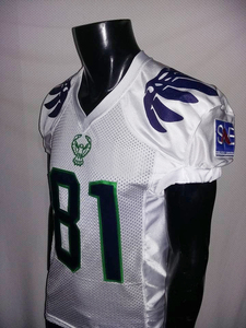 Sublimación personalizada de alta calidad, uniformes de fútbol americano juvenil con mangas cortas, nuevo diseño a un precio - Product Image 5