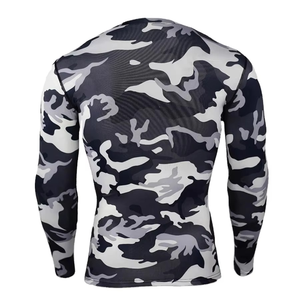 Camiseta de compresión (Rash Guard) personalizada al por mayor para hombre para BJJ Jiu Jitsu MMA Jiujitsu - Product Image 2