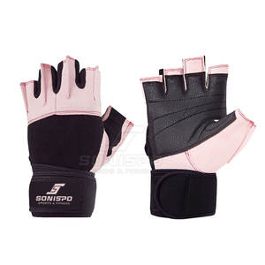 Wholesale Cheap Custom Made Neoprene Gym Fitness <b>Gloves</b> Finger Less <b>Weight</b> Lifting Training <b>Gloves</b> for Power Lifting Workout - Product Image 2